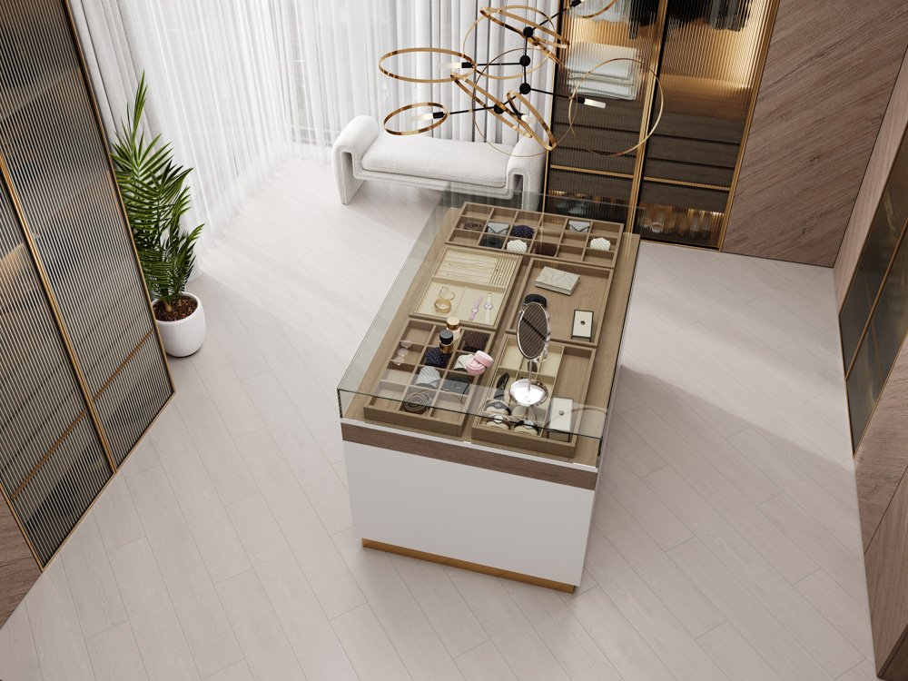 Кварцвиниловый SPC ламинат Cronafloor Grand Sequoia Дуб Белый 1200×180×5 фото в интерьере